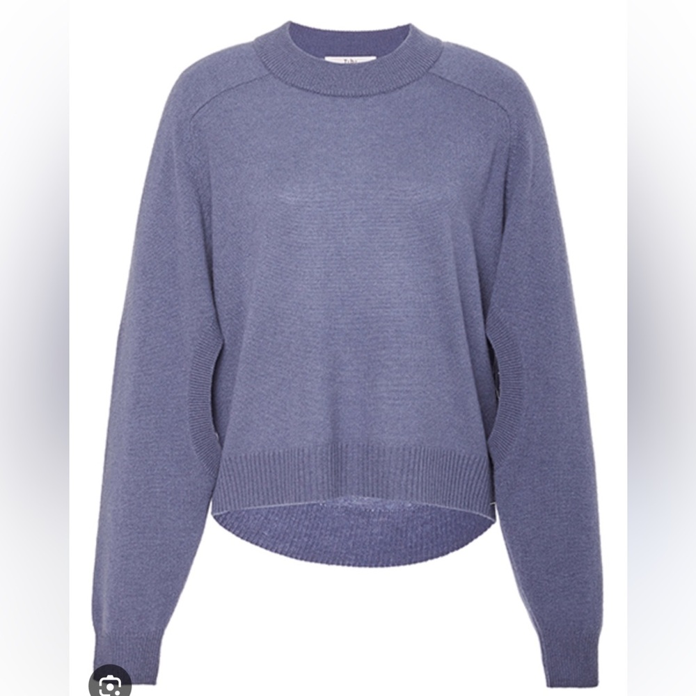Tibi Feather Weight Cashmere Open Sleeve Cocoon Sweater